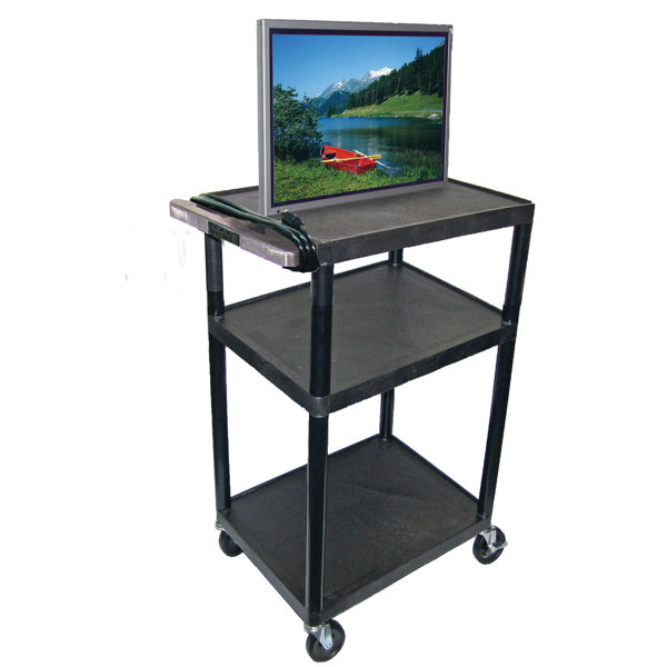 Luxor LP Carts Series High Open Shelf AV Cart Wayfair